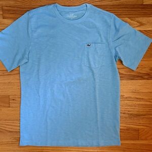Vineyard Vines Boys Light Blue Short Sleeve Tee size L (16) new no tag.
